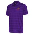 Men's Antigua Purple Denny Hamlin Compass Polo