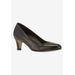 Women's Joy Ii Pump by Ros Hommerson in Black Leather (Size 7 M)