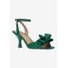 Wide Width Women's Nishia Sandal by J. Renee in Emerald (Size 8 1/2 W)