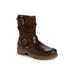 Wide Width Women's Scarlett Sabrina Bootie by MUK LUKS in Brown (Size 9 W)