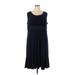 R&M Richards Casual Dress: Blue Dresses - Women's Size 18