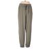 Sweatpants - High Rise: Green Activewear - Women's Size Small