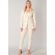 Jerseyblazer BASE LEVEL Gr. 36, beige (light beige) Damen Blazer