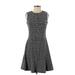 Madewell Casual Dress - A-Line: Gray Solid Dresses - Women's Size 4