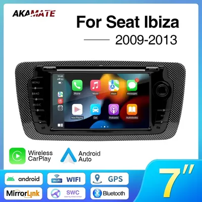 Autoradio Android pour Seat Ibiza lecteur de limitation CarPlay navigation GPS automatique