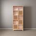LORENZO 72.44" H x 29.92" W Solid Wood Standard Bookcase Wood in Brown | 72.44 H x 29.92 W x 11.02 D in | Wayfair 09LUXY38NKZJVC32U4PY