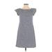 Vineyard Vines Casual Dress - Shift: Blue Stripes Dresses - Women's Size X-Small