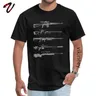 Uomini manica corta fucili da cecchino magliette Justice top Shirt Retro Justice O Neck t-Shirt