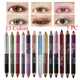 Double-Ended Waterproof Glitter Eyeliner Pencil Colourful Long Lasting Eyeshadow Pen Eye Cosmetics