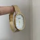 GEDI Women Quartz Watch Luxury Oval Tonneau Clock Vintage Simple Dial Rose Gold Sliver Blue Orologio