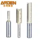 Arden 2 Flutes Straight Bit Carbide Alloy Woodworking Straight Router Bit Lengthen Blade Cutting