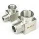 200 Bar 1/8" 1/4" 3/8" 1/2" NPT BSPT BSPP Female To Male Elbow Fitting 304 Stainless Steel Water Gas