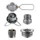 CAMPINGMOON Gas Saver Plus with Gas Adapters Camping Stove Cookware Gas Tank Adapter Outdoor Stove