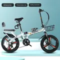 Cycling City Installation-free Folding Bike Variable Speed Disc Brake Road Bike 20Inch Adult