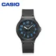 Casio MW-240 Student Watch Men's Rubber Resin Belt Sports Watch Black Disk Student Trend Simple