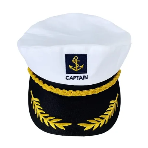 Kapitänsmütze Matrosenmütze für Kinder Marineblau Hugh Hefner verstellbare Bootskappe