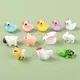 10pcs Mix Resin Farm Animal Charms Turtle Rabbit Sheep Bee Rabbit Duck Cow Diy Crafts Pendant For