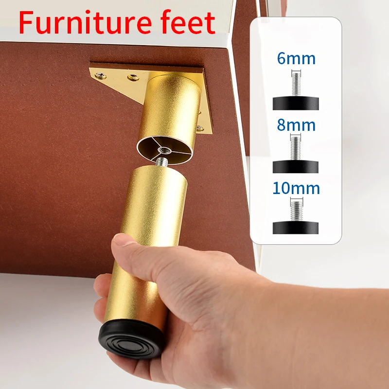 furniture height adjustment foot cabinet support feet M8 M6 M10 leveling sofa feet table feet fridge legs for washing machine