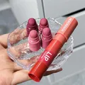 4Colors In 1 Matte Lipstick Pen Velvet Rose Purple Lip Tint Combo Long Lasting Non-stick Cup Lip