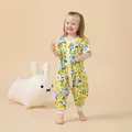 Baby Sleeping Bag Double Gauze Pure Cotton Short Sleeve Spring Summer Children Pajamas Kids Boy