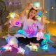 1pc 32cm Colorful Glowing Dolphin Plush Toy Kawaii Luminous Plush Dolls Stuffed Doll with Led Light