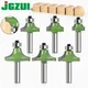 Wood Router 8mm Shank Straight End Mill Trimmer Cleaning Flush Trim Corner Round Cove Box Bits Tool