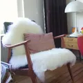 Sheepskin Chair Cover Seat Pad Soft Carpet Hairy Plain Skin Fur Plain Fluffy Area Rugs Bedroom Faux