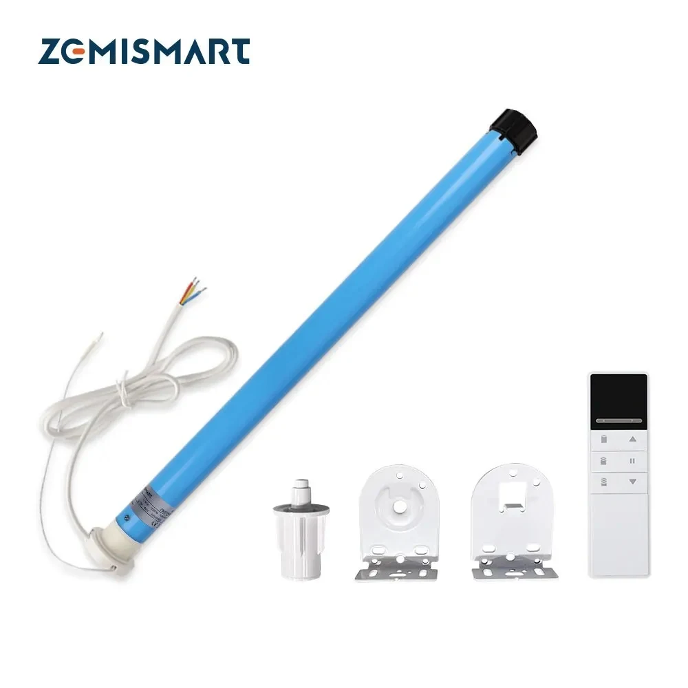 Zemismart WiFi Smart Roller Shade Motor für 30-mm-Rohrarbeiten mit Tuya Alexa Google Home Sprachsteuerung 1,1 Nm Elektromotor Image
