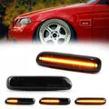 Per BMW E46 Serie 3 Limo Coupe Compact Cabriolet Touring Dinamico Indicatore Laterale Indicatori di direzione Indicatore Ambra Ripetitore Lampada