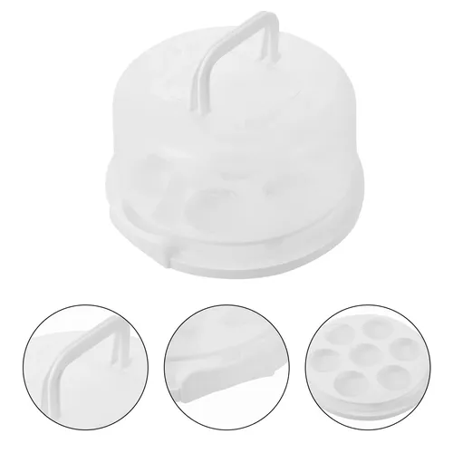 Weiß klar Kuchen Kuppel Boxen Cupcake Behälter Träger Kuchen bretter einzelne Kuchen Gebäck Muffin