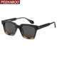Peekaboo quadratische Sonnenbrille für Männer cp Acetat schwarz grün polarisierte Sonnenbrille für