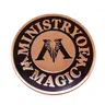Ministerium für Magie emblem Zauberwelt Brosche magische unfall Abzeichen britischen ministerium