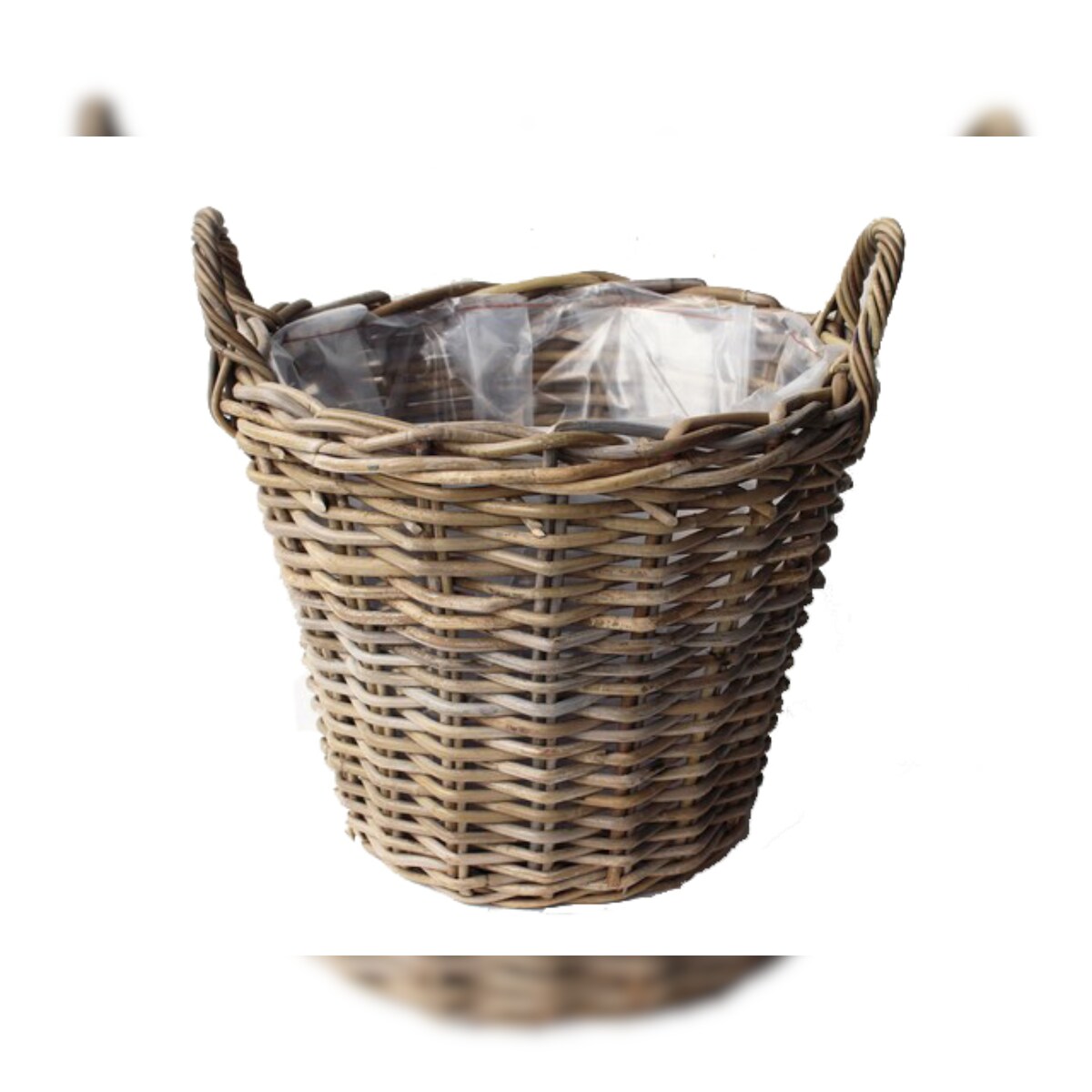 Pflanzkorb Weidenkorb Gartenkorb Naturkorb Rattan Braun 35x25cm Größe L 900391 Image