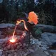 Präzision Casting Feuer-atmen Drachen Skulptur Wasserlandschaft Harz Brunnen Majestätischen Drachen