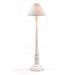 Brinton House Floor Lamp In White With Shade - 60.5 X 17 X 17 inches