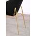 {2 Chair} Velvet Dining Chairs, Upholstered Living Room Chairs For Bedroom Vanity Chair for Home/Office/Dining