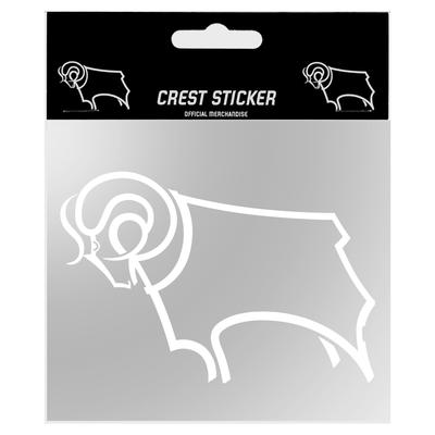 Derby County Autoaufkleber – klein Image