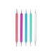 Dotting Tool 5pcs Double Ended Dotting Tools Set Pattern Tracing Ball Stylus Pen for Mandala Painting Embossing Pattern Pottery Clay Craft Nail Art