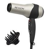 Experience Ultimate Style and Efficiency with the Revlon Turbo Hair Dryer - 1875 Watts of Maximum Shine Fast Dry (Silver)