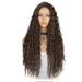 Kokovifyves Beauty Clearance under $5 Ladies Front Set Black Mid-length Curly Hair Simulation Wig