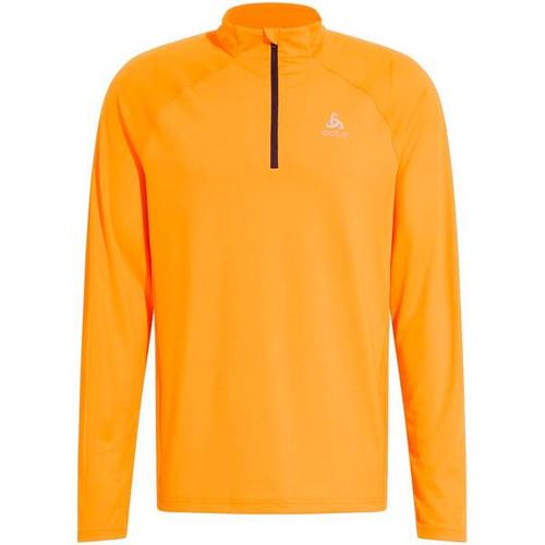 ODLO Herren Midlayer 1/2 zip ESSENTIAL CER, Größe XL in Orange