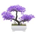 Artificial Bonsai Tree Realistic Plant Potted Bonsai Decoration Lifelike Potted Plant Artificial Pine Tree Decor