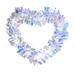 Giyblacko Valentine s Day Wreaths Wreath Heart Shaped Wreath For Front Door Valentine s Day Heart Shaped Wreath Decorations Ornaments Love Heart Shaped Hanging