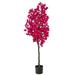 Silk Plant Nearly Natural 5 Bougainvillea Artificial Tree - Pink