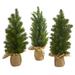 Silk Plant Nearly Natural 15 Mini Cypress and Pine Artificial Tree (Set of 3)