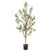Silk Plant Nearly Natural 3.5 Olive Artificial Tree - 10 Inch Width