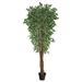 Silk Plant Nearly Natural 70 Variegated Ficus Artificial Tree UV Resistant (Indoor/Outdoor)