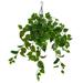 Silk Plant Nearly Natural 2.5 Philodendron Artificial Plant in Hanging Basket