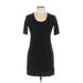 American Apparel Casual Dress - Sheath: Black Solid Dresses - Women's Size Medium