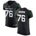 Duane Brown Men's Nike Stealth Black New York Jets Vapor Untouchable Elite Custom Jersey